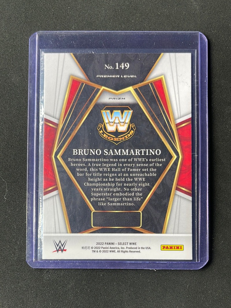 2022 Panini Select WWE Bruno Sammartino Premier Level Silver