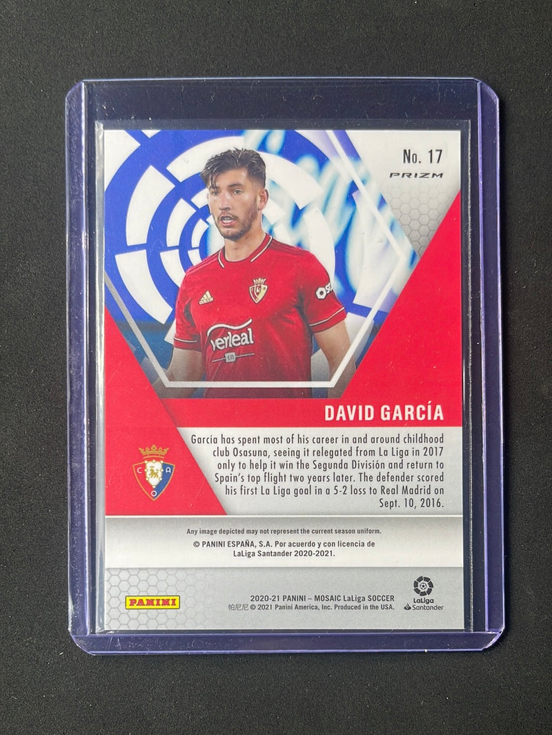 2020-21 Mosaic La Liga David Garcia Silver