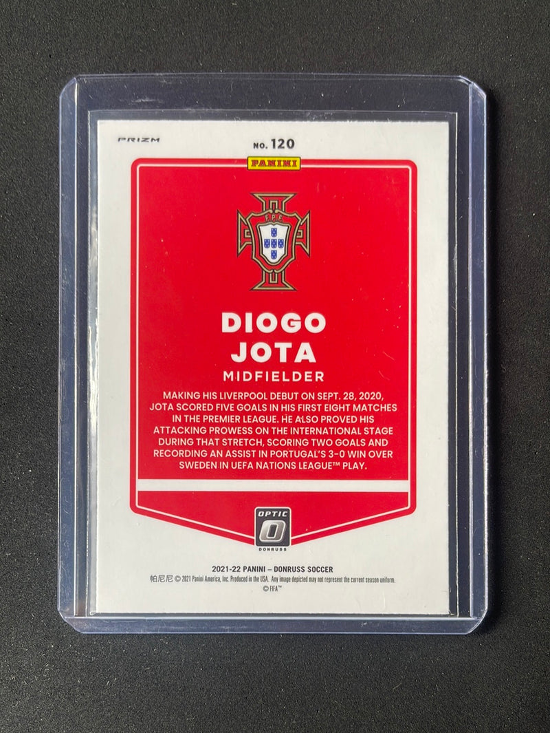 2021-22 Panini Donruss Road To Qatar Diogo Jota Optic Silver