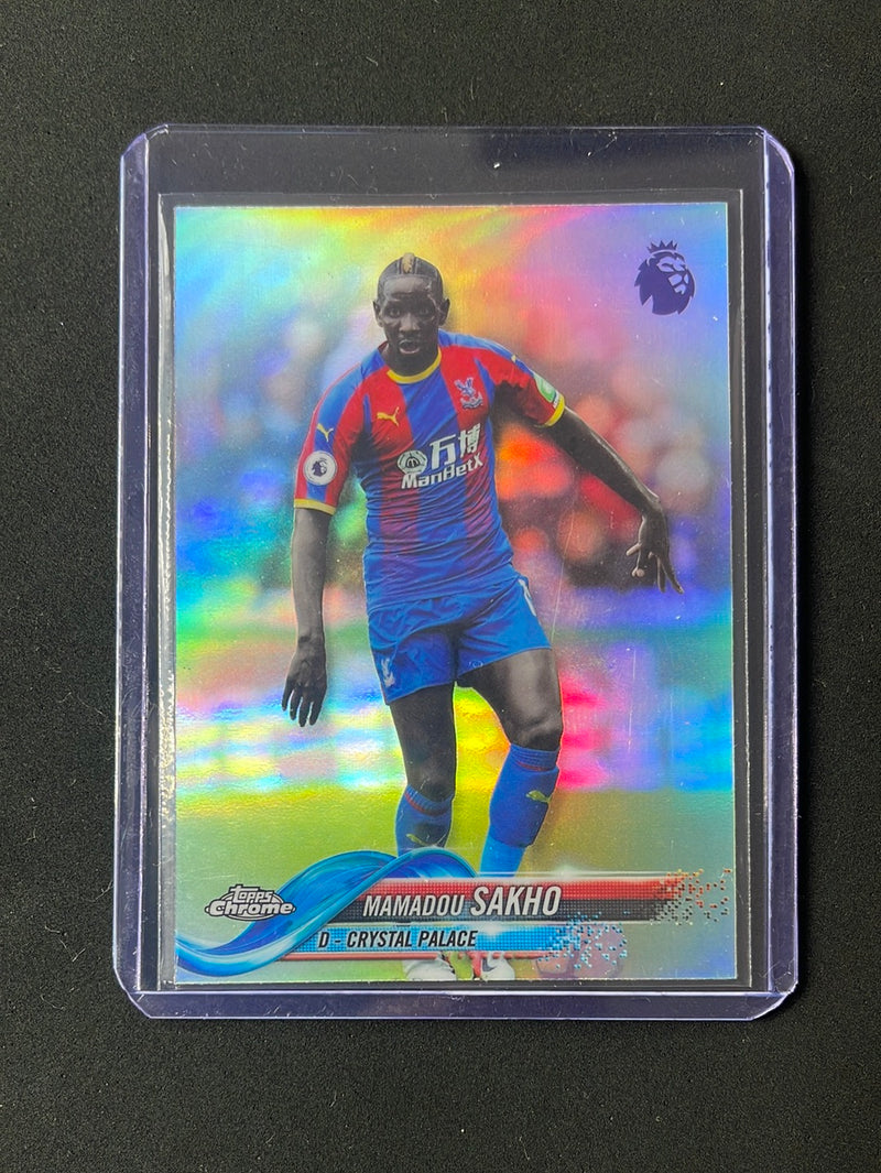 2018-19 Topps Chrome Premier League Mamadou Sakho Refractor