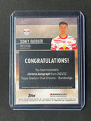 2021-22 Topps Bundesliga Stadium Club Chrome Sidney Raebiger Autograph