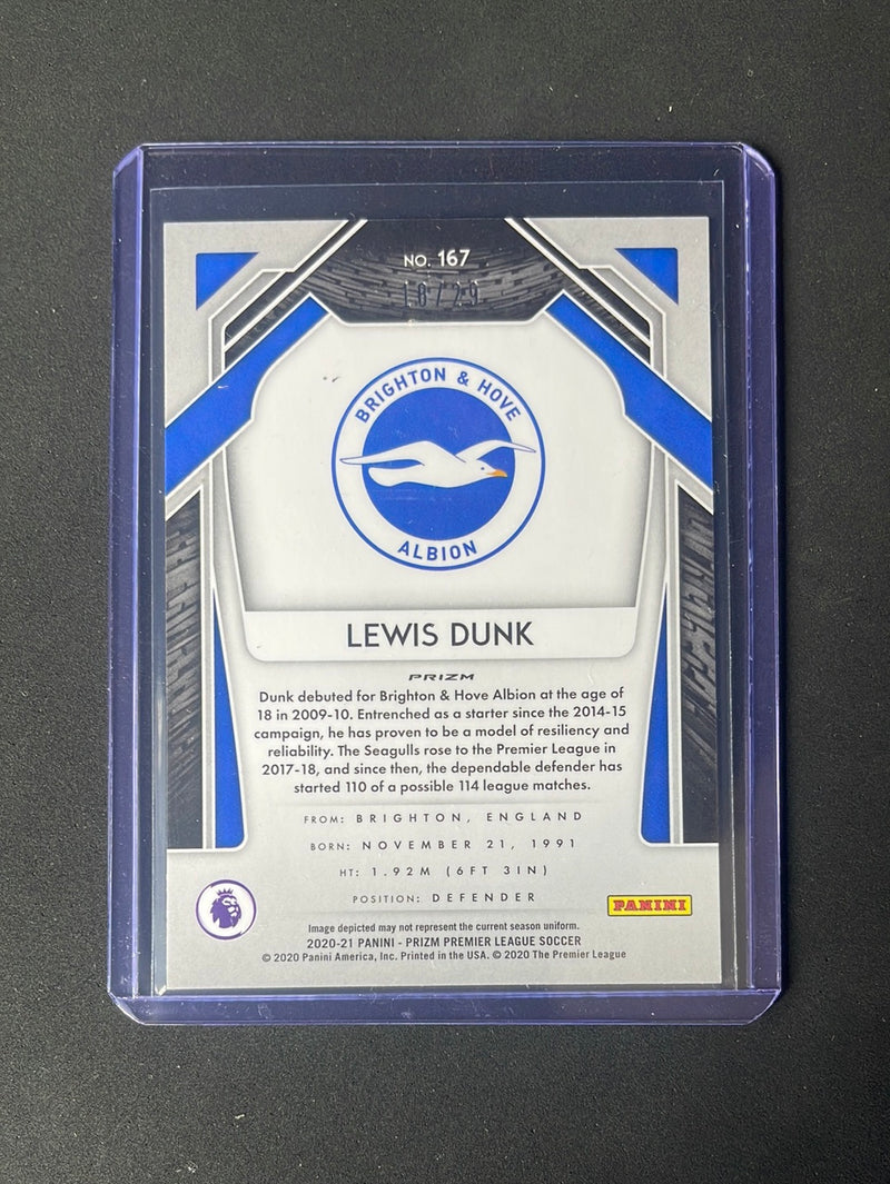 2020-21 Panini Prizm Premier League Lewis Dunk Red Choice Prizm 18/29