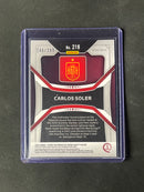 2022 Panini Prizm FIFA World Cup Qatar Carlos Soler Blue Prizm 246/299