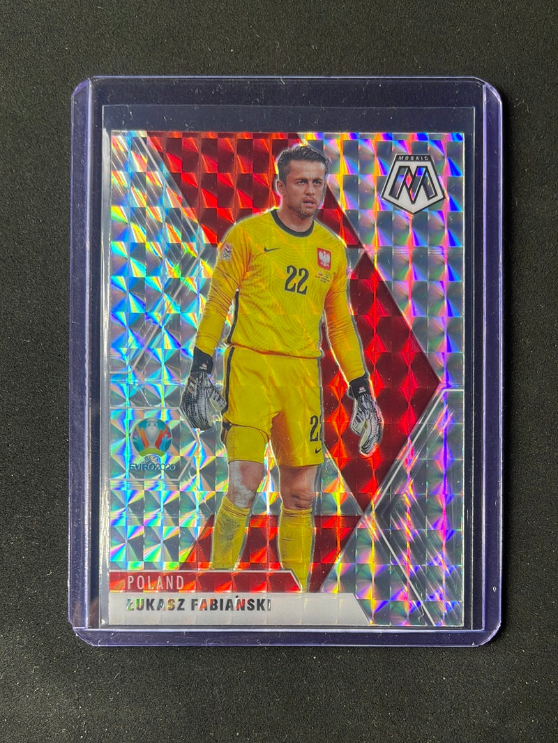 2020-21 Panini Mosaic Euro Lukasz Fabianski Mosaic