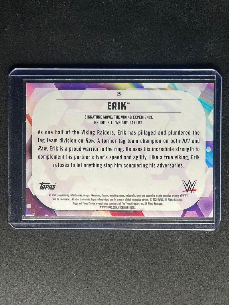 2020 Topps Chrome WWE Erik X-Fractor