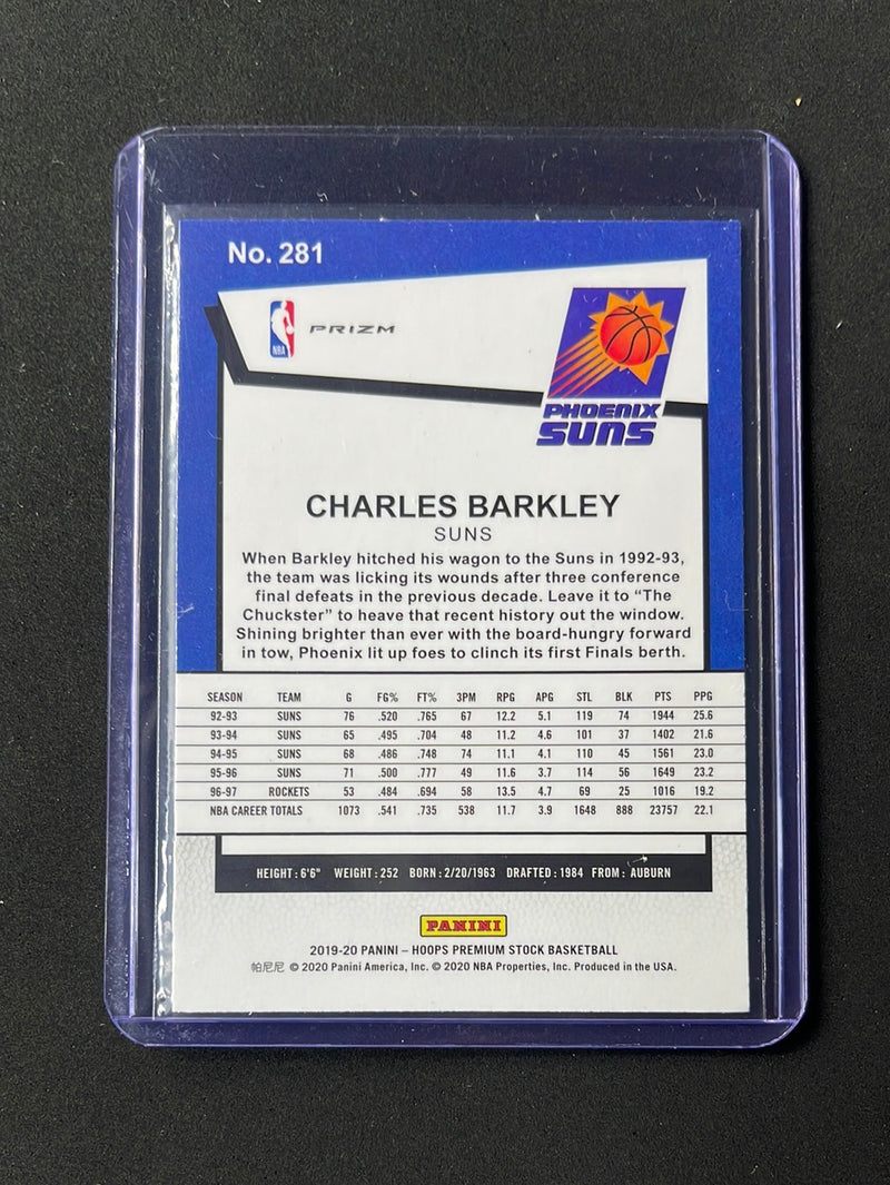 2019-20 Hoops Premium Charles Barkley Tribute Silver