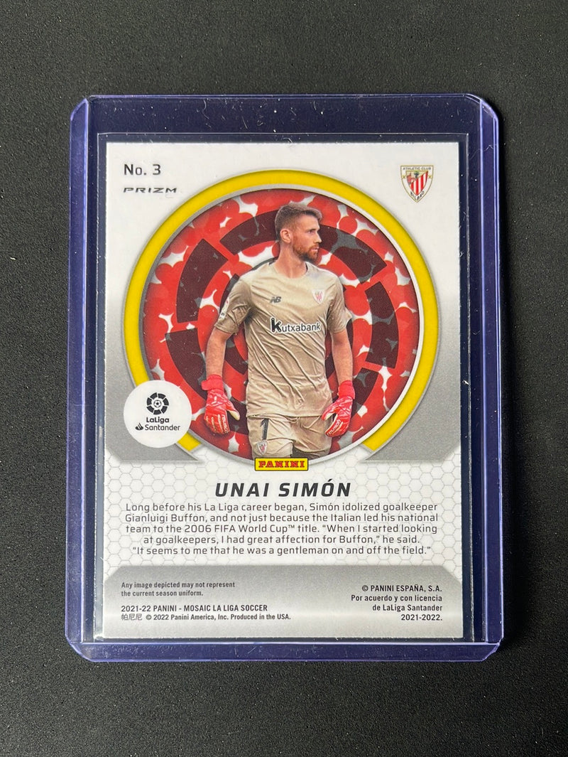 2021-22 Panini Mosaic La Liga Unai Simon Men Of Mastery