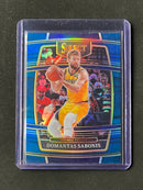 2021-22 Panini Select Domantas Sabonis Concourse Blue Prizm