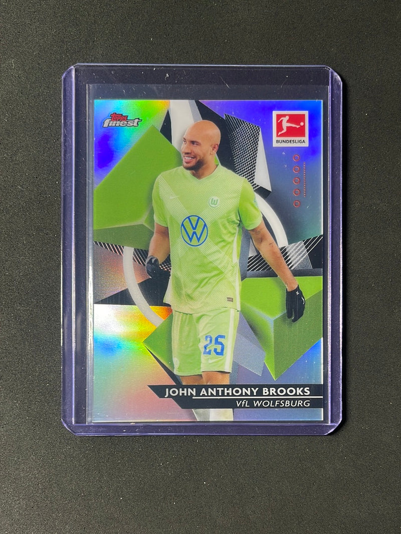 2020-21 Topps Finest Bundesliga Soccer John Anthony Brooks Refractor