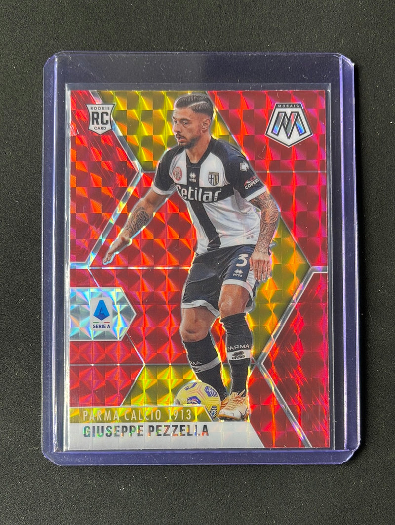 2020-21 Panini Mosaic Serie A Giuseppe Pezzella Red