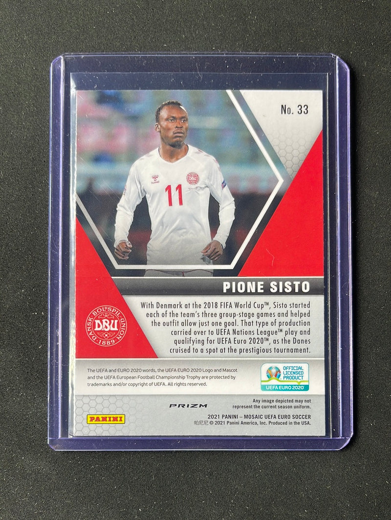 2020-21 Panini Mosaic Euro Pione Sisto Silver