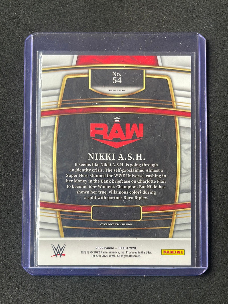 2022 Panini Select WWE Nikki A.S.H. Concourse Tri-Color