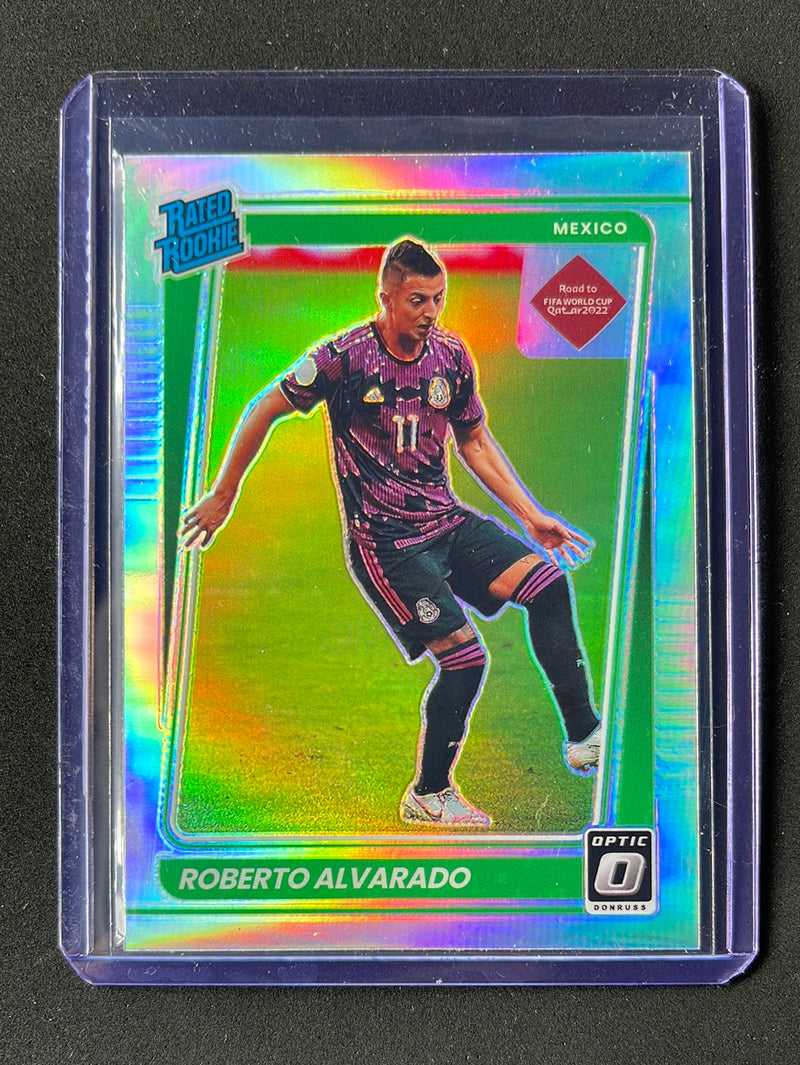 2021-22 Panini Donruss Road To Qatar Roberto Alvarado Optic Silver