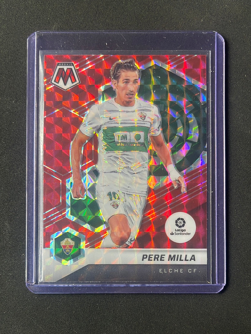 2021-22 Panini Mosaic La Liga Pere Milla Red