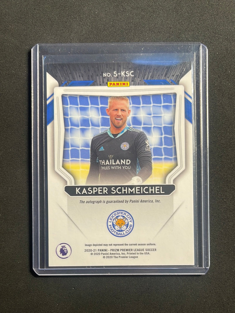 2020-21 Panini Prizm EPL Kasper Schmeichel Signatures