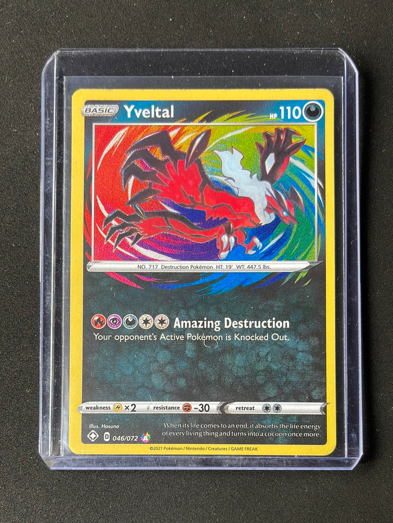 Pokemon TCG Shining Fates Yveltal Amazing Rare 46/72