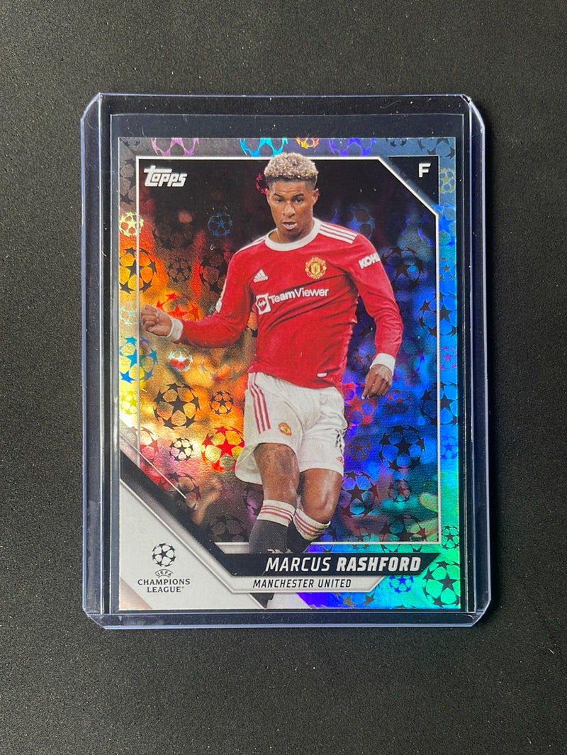 2021-22 Topps UEFA Champions League Marcus Rashford Starball