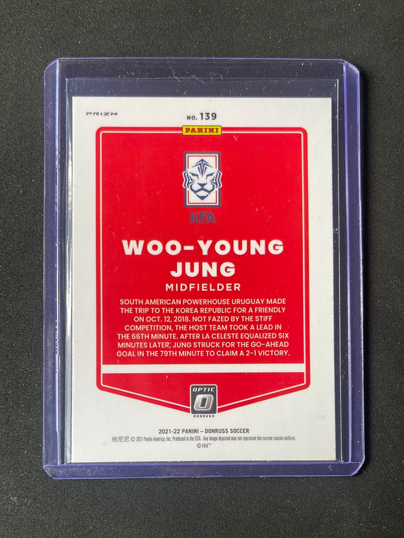 2021-22 Panini Donruss Road To Qatar Woo-Young Jung Optic Silver