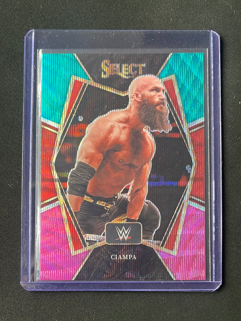 2022 Panini Select WWE Ciampa Premier Level Tri-Color