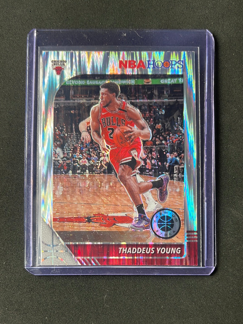 2019-20 Hoops Premium Thaddeus Young Flash