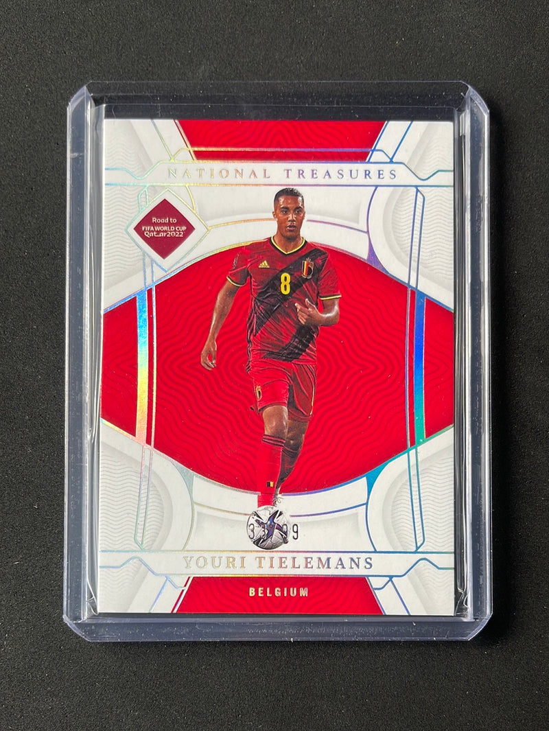 2022 National Treasures Road To World Cup Youri Tielemans 33/99
