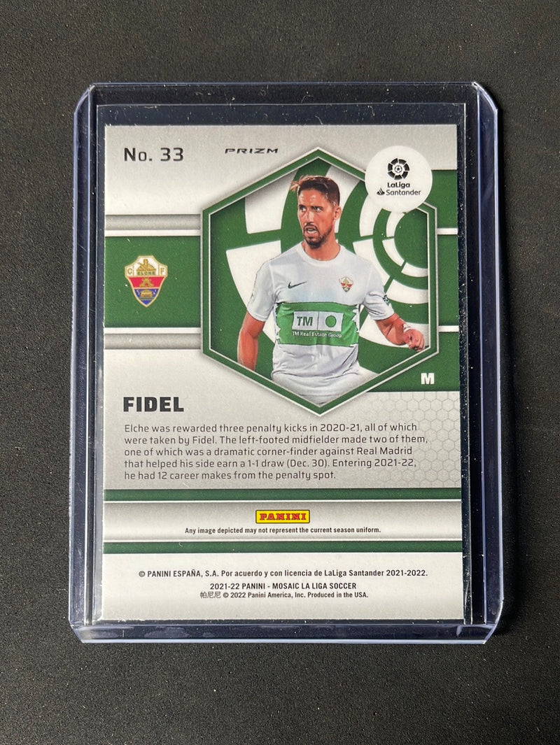 2021-22 Panini Mosaic La Liga Fidel Silver