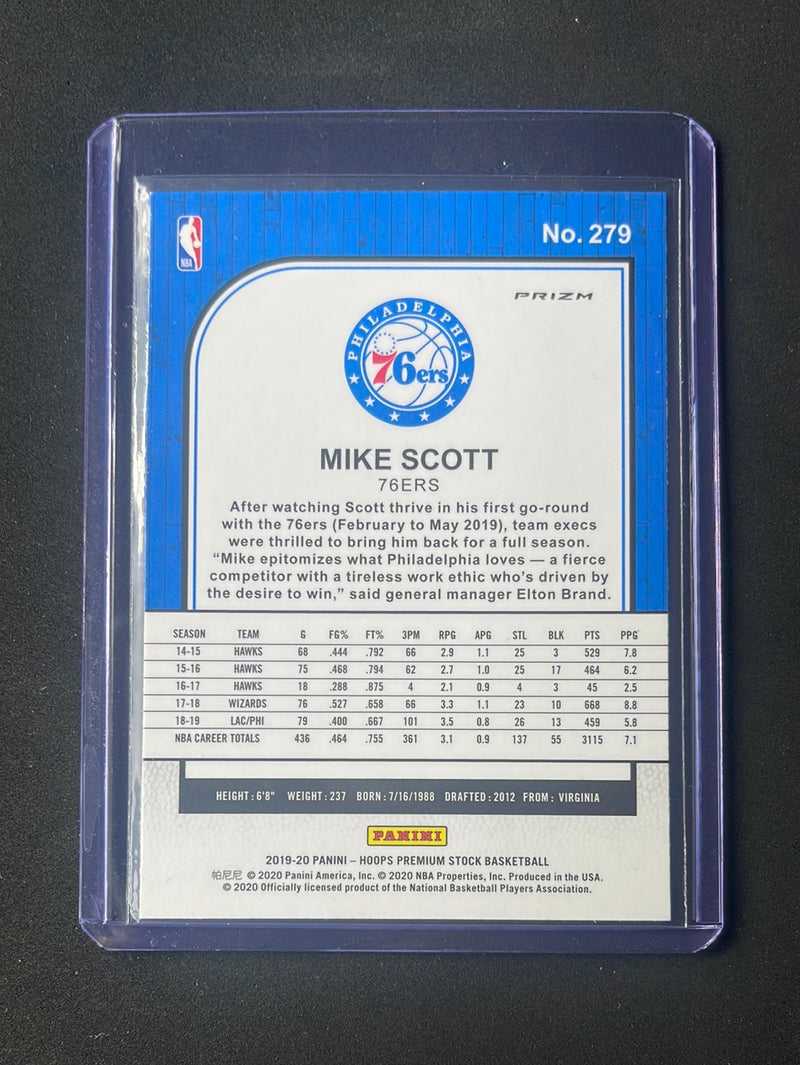 2019-20 Hoops Premium Mike Scott Laser