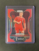 2022 Panini Prizm FIFA World Cup Qatar Nico Elvedi Red Mojo Prizm 33/99
