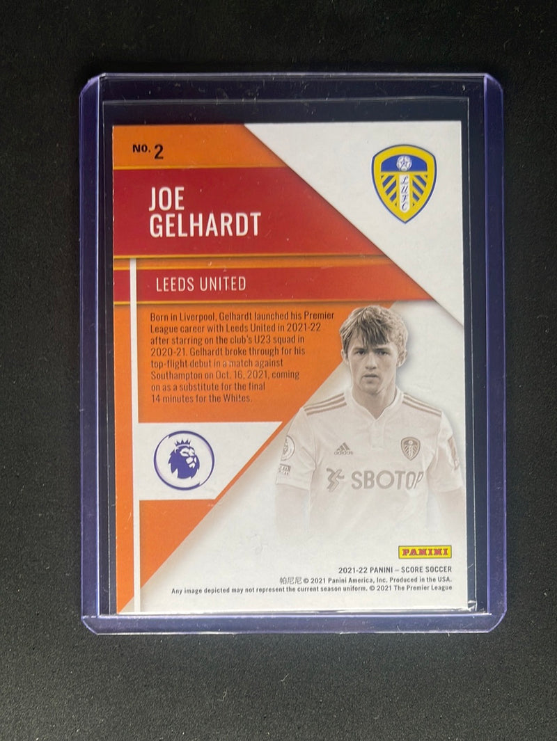 2021-22 Panini Score Premier League Joe Gelhardt Hot Rookies