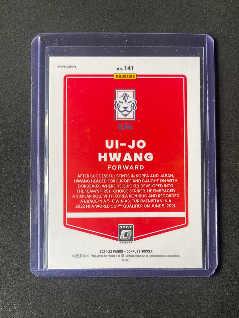 2021-22 Panini Donruss Road To Qatar Ui-Jo Hwang Optic Silver