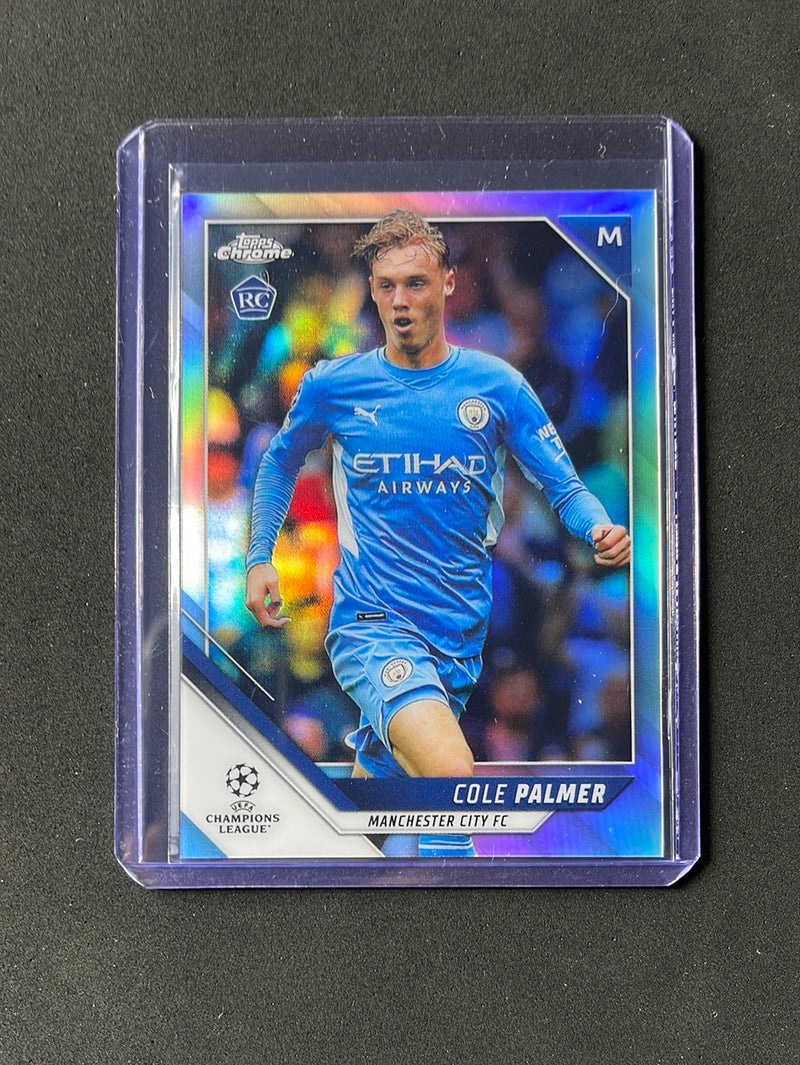 2021-22 Topps Chrome UEFA Champions League Cole Palmer Refractor