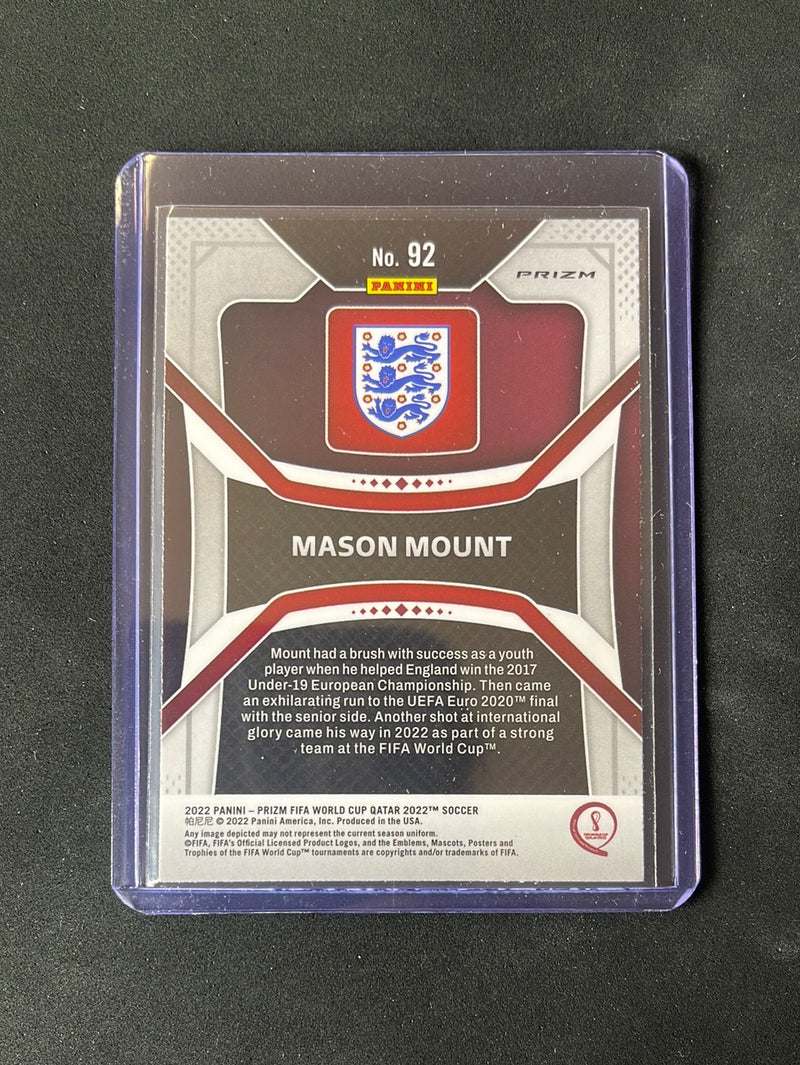 2022 Panini Prizm FIFA World Cup Qatar Mason Mount Silver Prizm