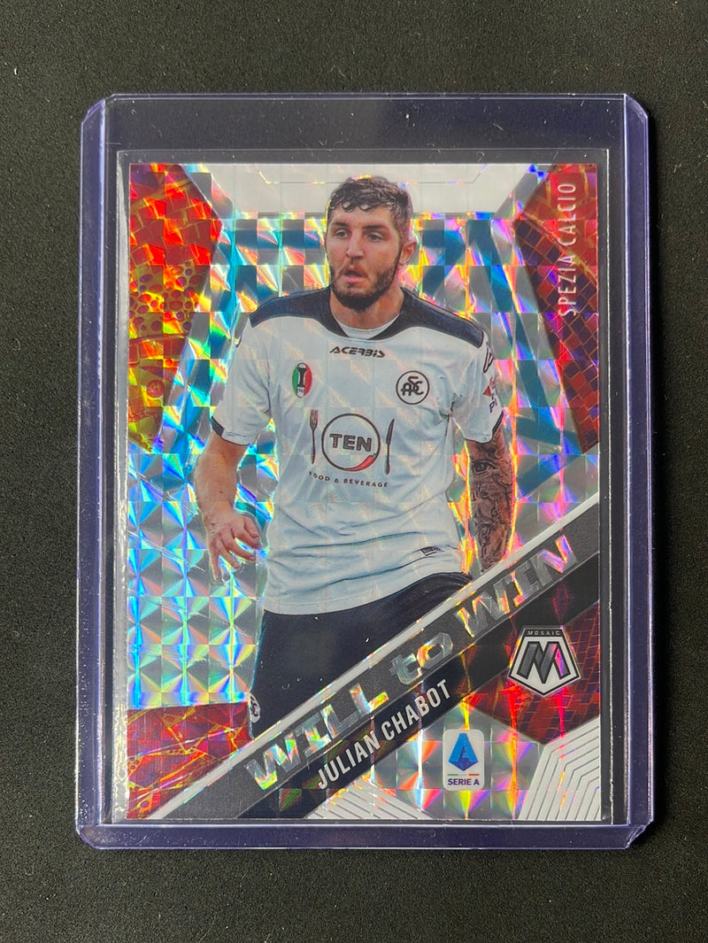 2020-21 Panini Mosaic Serie A Julian Chabot Will To Win Mosaic