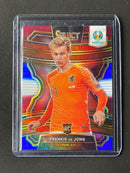 2020 Panini Select UEFA Euro Soccer Frenkie De Jong Terrace Tri-Color Prizm