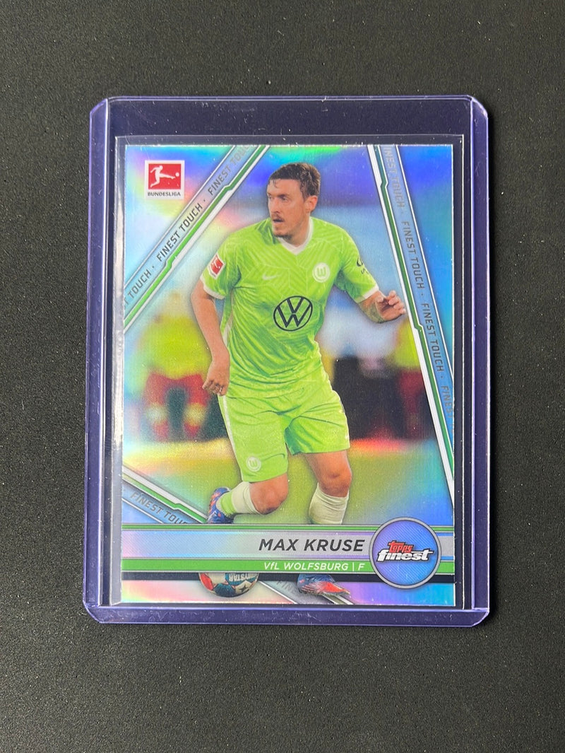 2021-22 Topps Finest Bundesliga Max Kruse Finest Touch