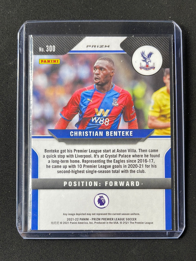 2021-22 Prizm Premier League Christian Benteke Silver