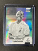 2021-22 Topps Stadium Club Chrome UEFA Champions League Youssoufa Moukoko Black & White Refractor 184/299