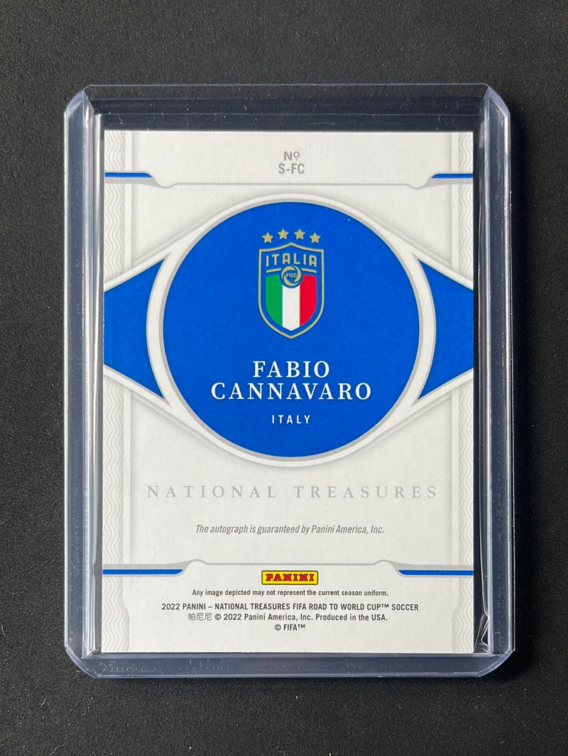 2022 National Treasures Road To World Cup Fabio Cannavaro Signatures 21/25