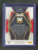 2022 Panini Select WWE Big Boss Man Premier Level Silver Prizm