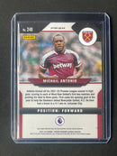 2021-22 Prizm Premier League Michail Antonio Tiger Stripe Prizm