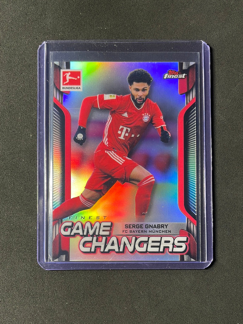 2020-21 Topps Finest Bundesliga Soccer Serge Gnabry Game Changers