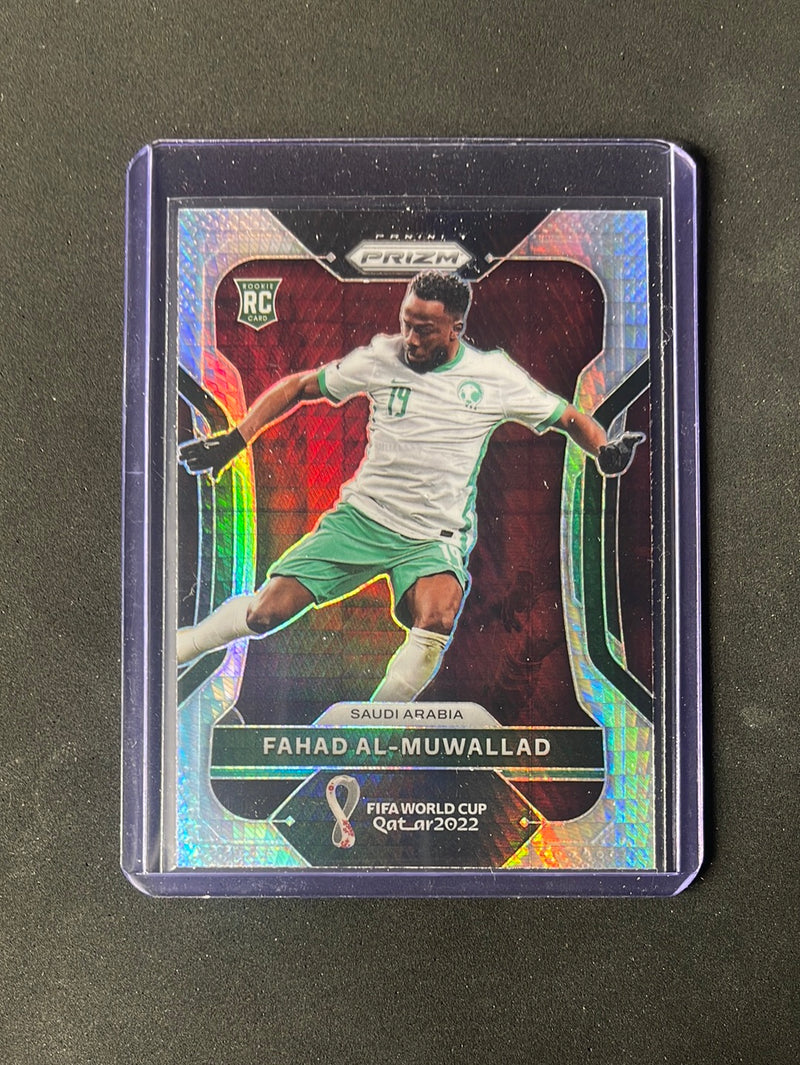 2022 Panini Prizm FIFA World Cup Qatar Fahad Al-Muwallad Hyper Prizm