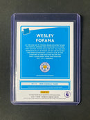 2020-21 Panini Chronicles Wesley Fofana Donruss Rated Rookies Premier League