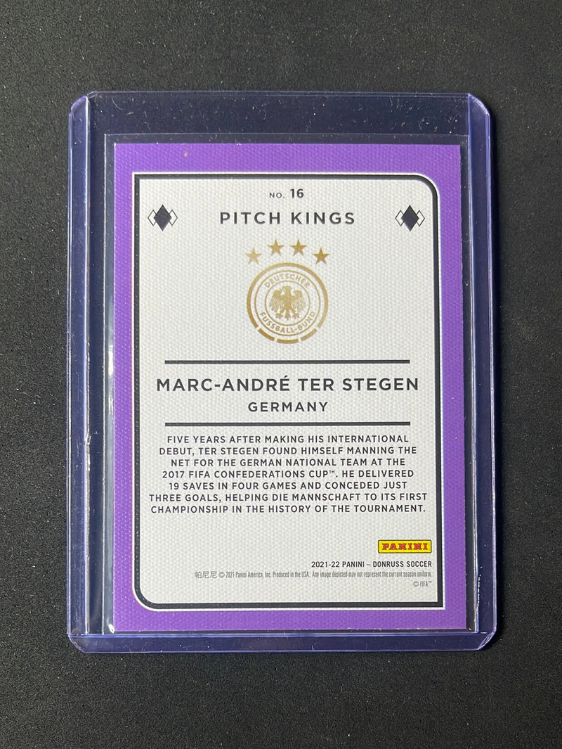 2021-22 Panini Donruss Road To Qatar Marc-Andre Ter Stegen Pitch Kings