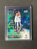 2020-21 Topps Stadium Club Chrome UEFA Champions League Alessandro Del Piero Aqua Refractor 86/199