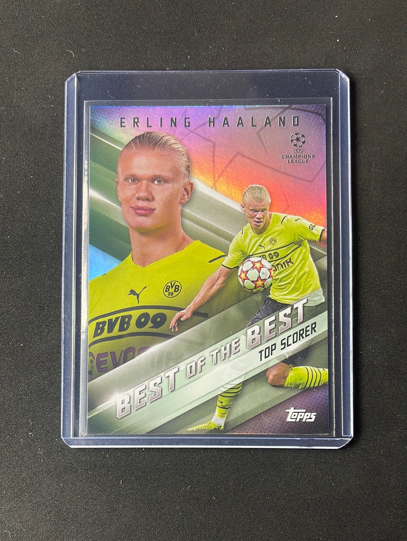 2021-22 Topps UEFA Champions League Erling Haaland Best Of The Best