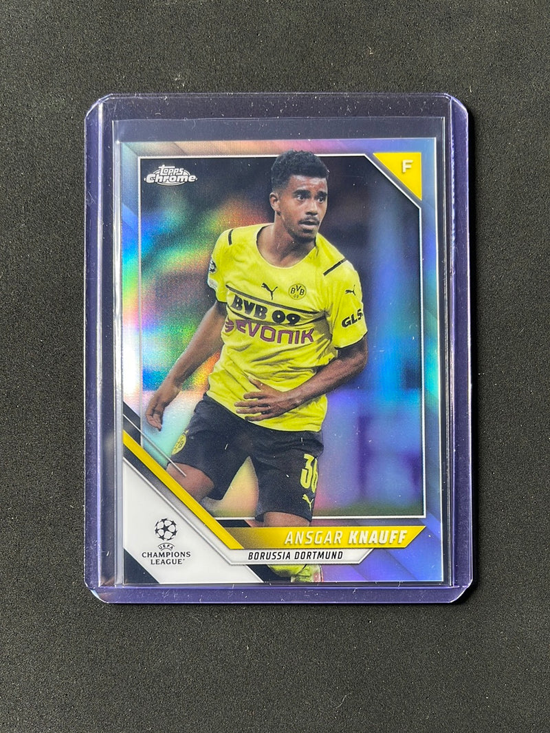 2021-22 Topps Chrome UEFA Champions League Ansgar Knauff Refractor