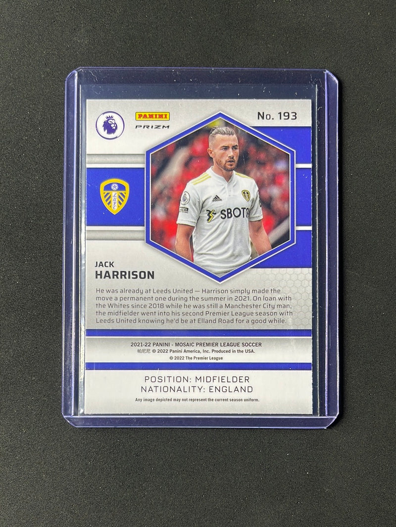 2021-22 Panini Mosaic EPL Jack Harrison Silver