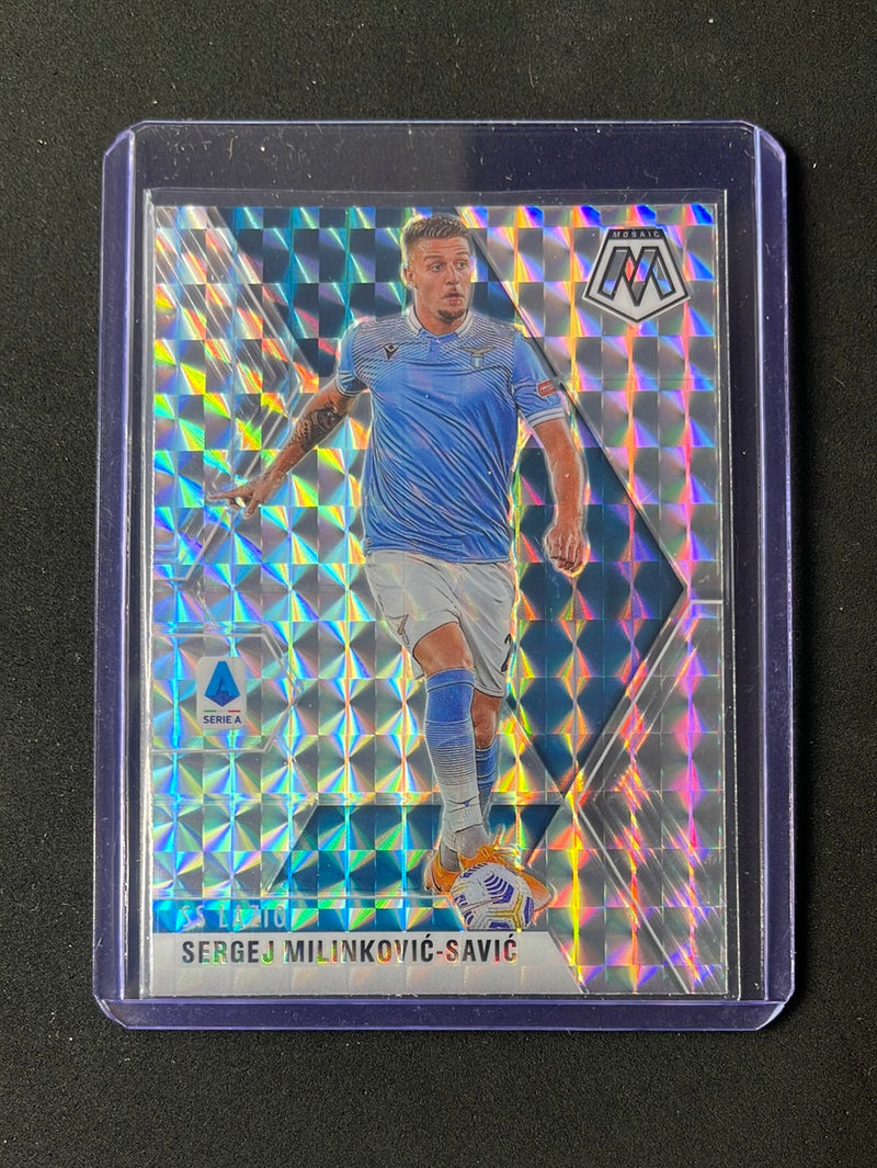 2020-21 Panini Mosaic Serie A Sergej Milinkovic-Savic Mosaic