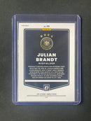 2021-22 Panini Donruss Road To Qatar Julian Brandt Green Velocity